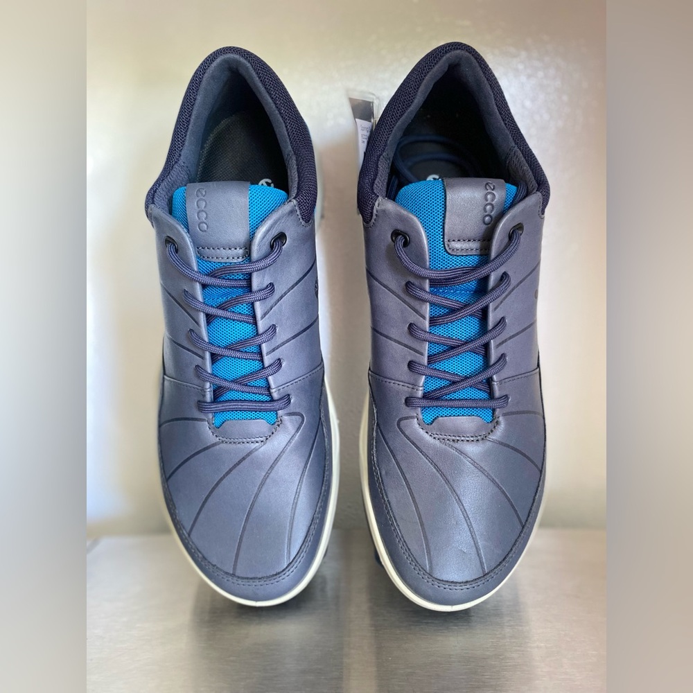 ECCO WOMENS Gray and Blue Golf Shoes